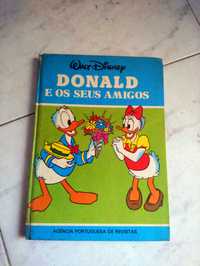 Livro infantil antigo “Donald e os seus amigos”