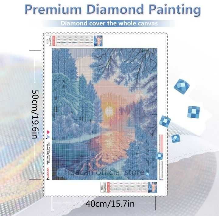 Картина Алмазка Мозаїка + Аксесуари 5 шт Подарунковий набір