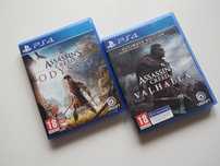 PS4+PS5 Assassins Creed VALHALLA PL + Odyssey PL komplet 2 gry PS4+PS5