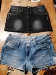 Xs mini i  krótkie spodenki jeans