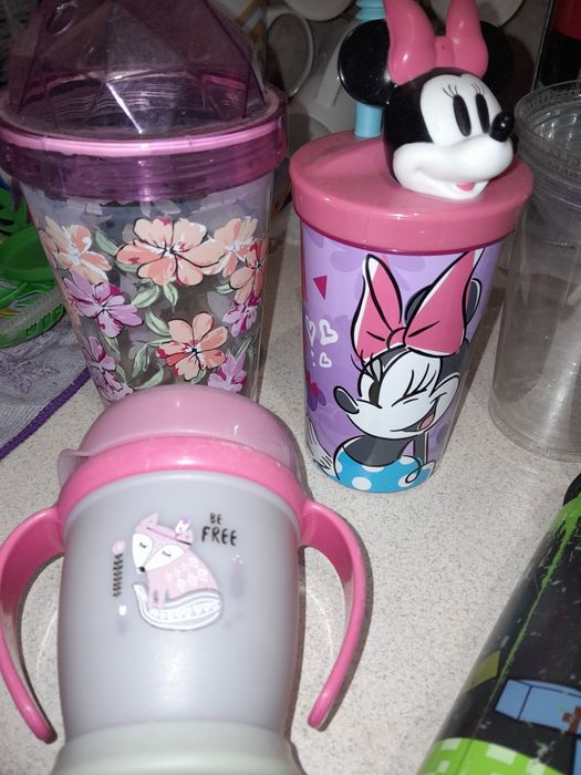 Zestaw kubków, bidonòw za grosze + gratis za darmo