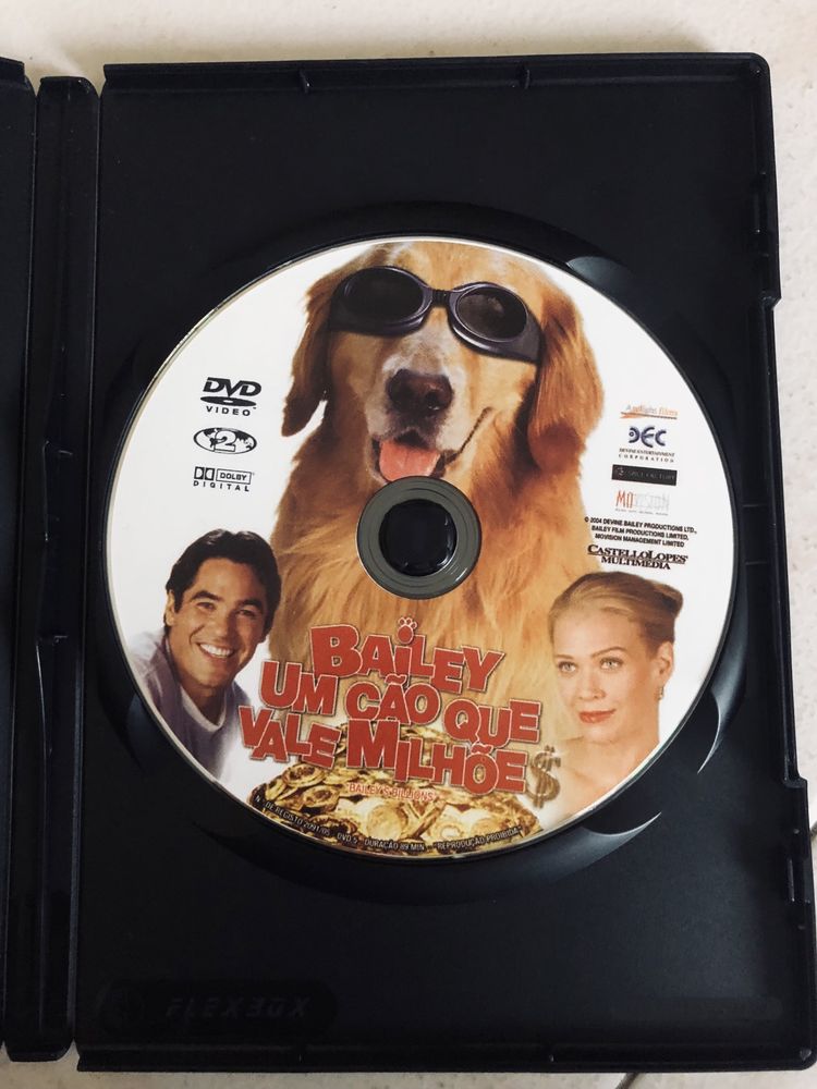 Filme DVD Bailey um cão que vale milhões