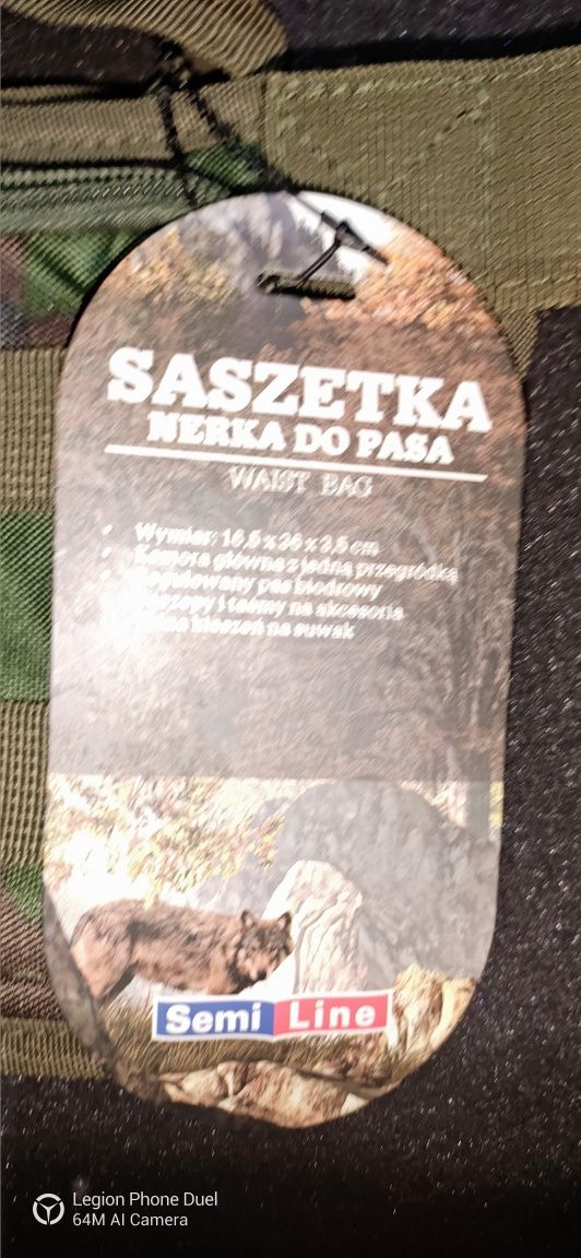 Semi Line Nowa nerka / saszetka moro camo