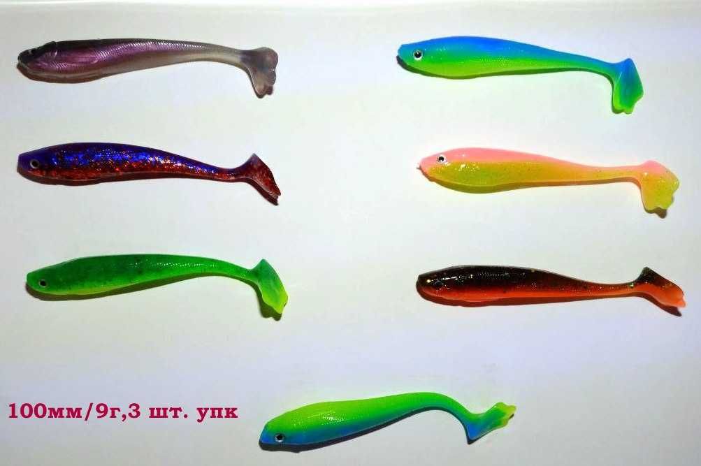 Силиконовая приманка Swimbaits  Minnow 100мм/9г, 3 шт. упк.