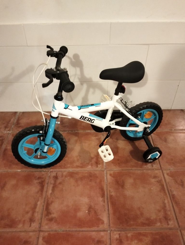 Bicicleta com rodas destacáveis da Berg