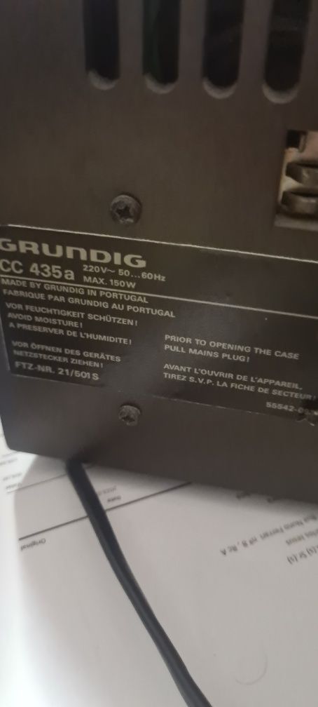 Vendo aparelhagem Grundig