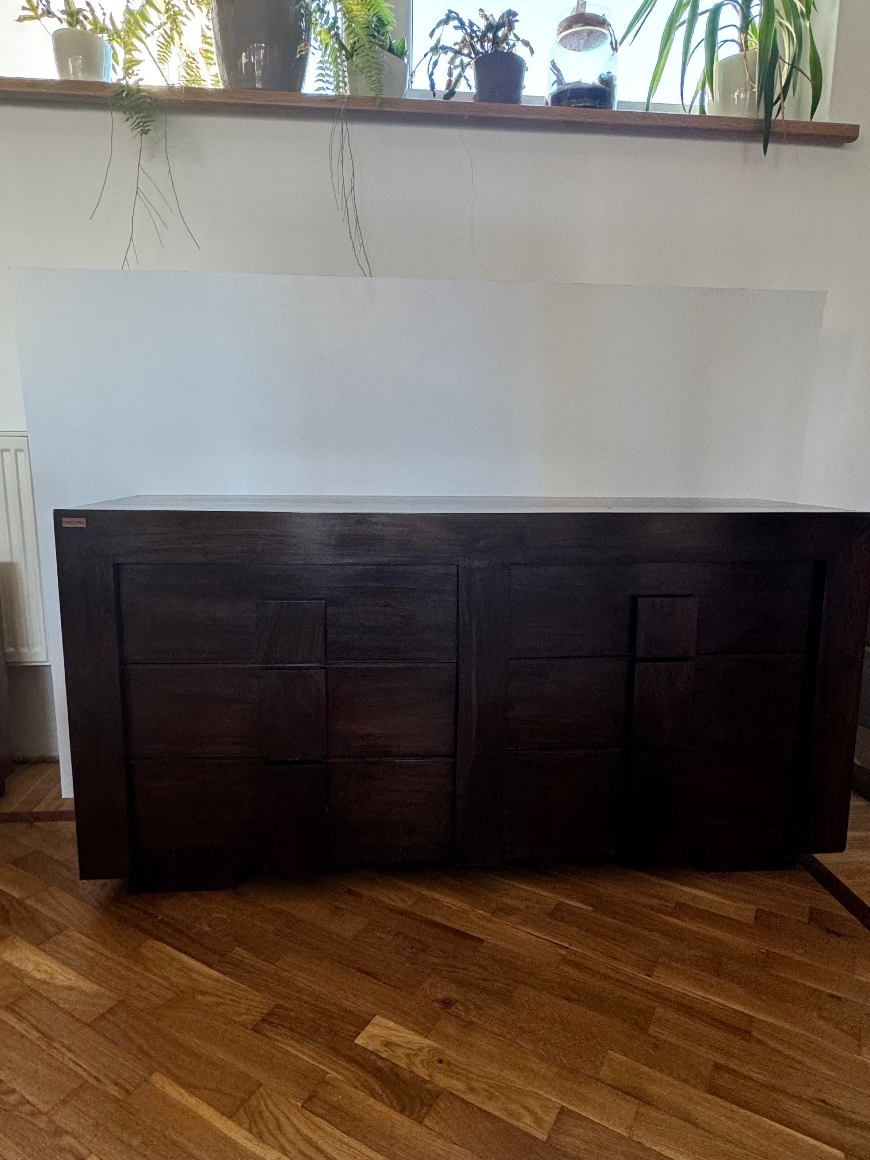 Komoda meble kolonialne palisander indyjski ciemny brąz meble świata