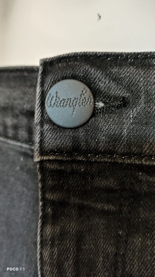 Wrangler Larston Like a Champ czarne męskie jeanscrozm 34/32 jak 35/32