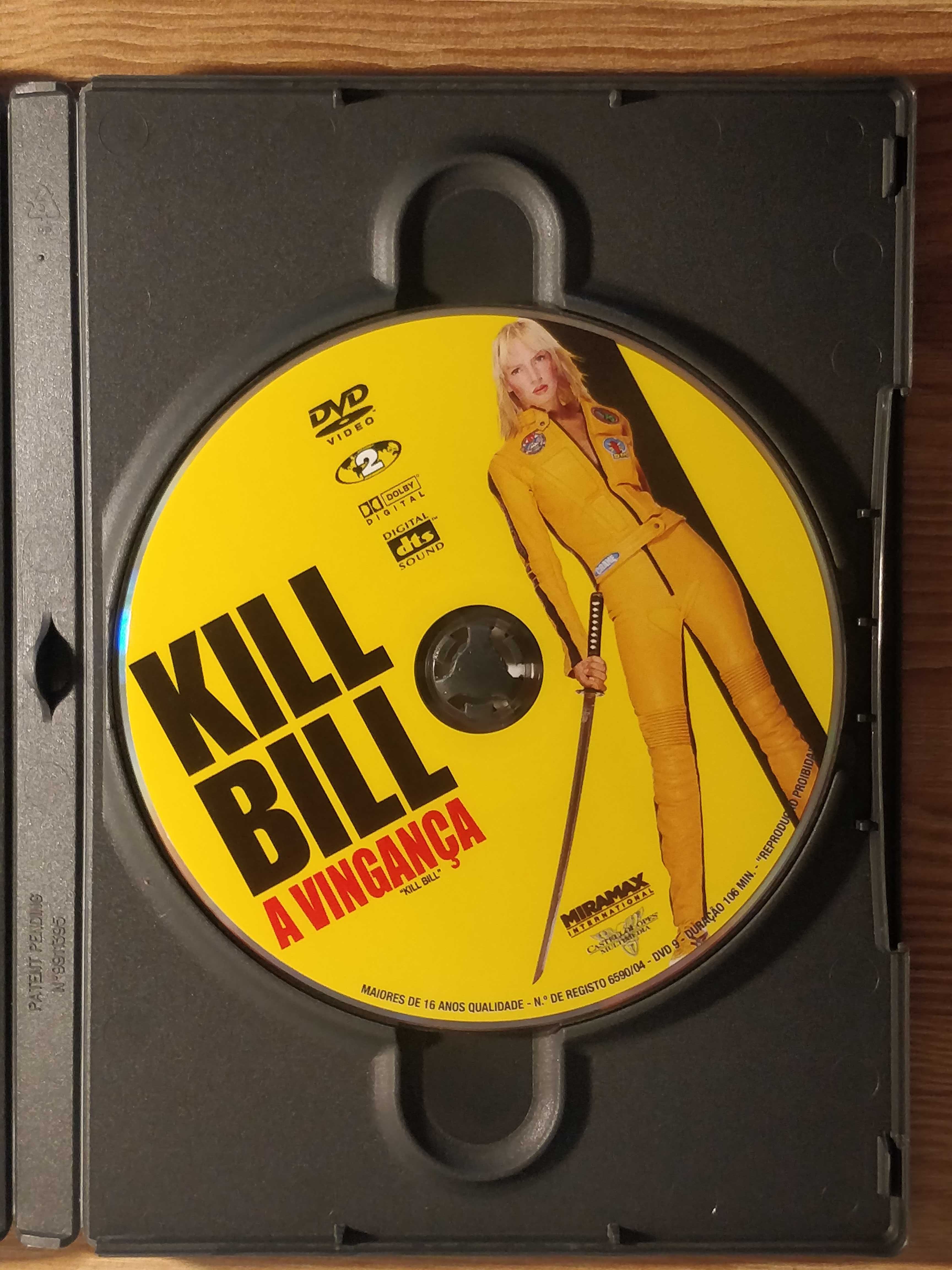 Dvd Kill Bill Vol 1 e 2 com caixa
