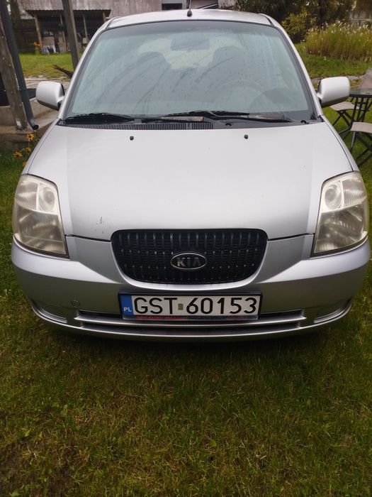 Kia Picanto 2004 – uszkodzony tył, silnik sprawny – idealny na części