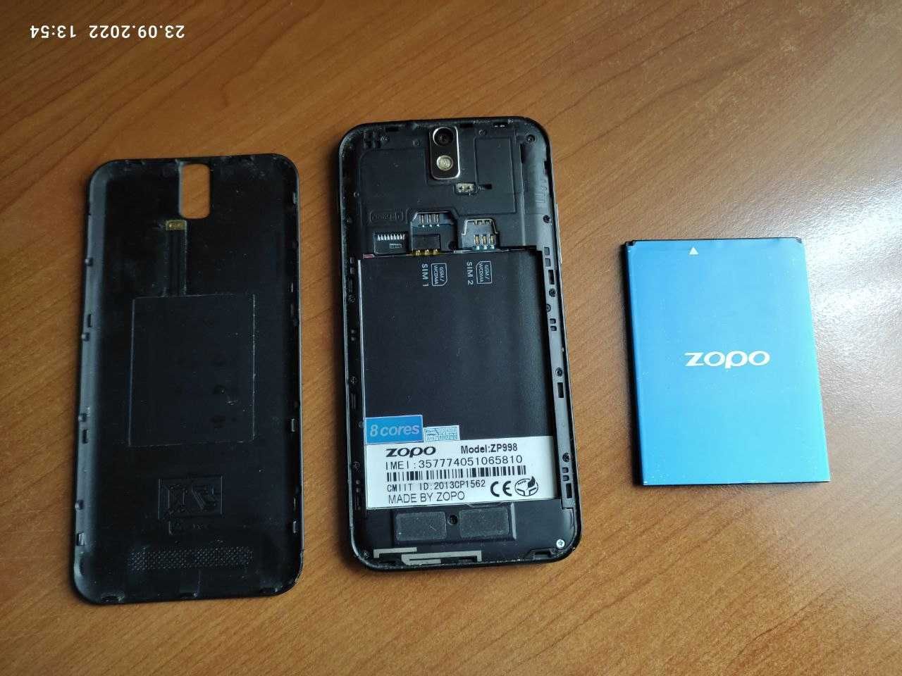 ZOPO 998  экран под замену