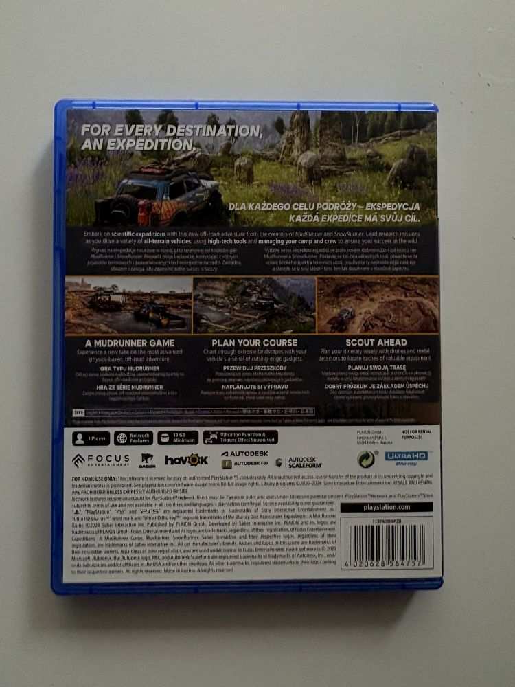 Expeditions a mudrunner game Ps5 PL