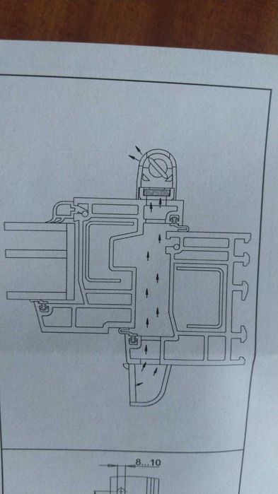 Віконний провітрювач Vent PO 400