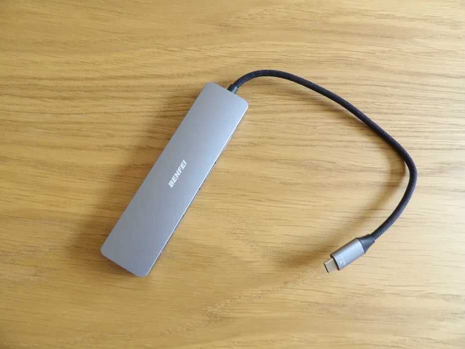 Benfei Hub Usb C 5 W 1 Z Hdmi 4K 2 Portami Usb Czytnikiem Kart Sd P3
