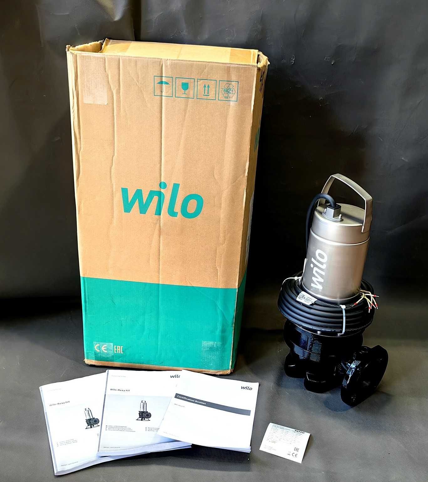 Pompa do ścieków Wilo-Rexa FIT V05DA-126 NOWA Karton Instrukcje