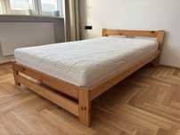 łóżko drewniane 120x200 + materac Sleepmed