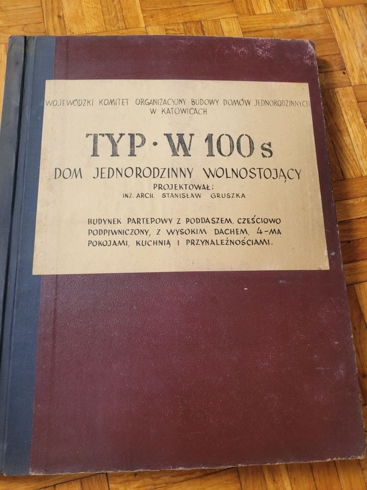 Oryginalny projekt domu z 1957 roku