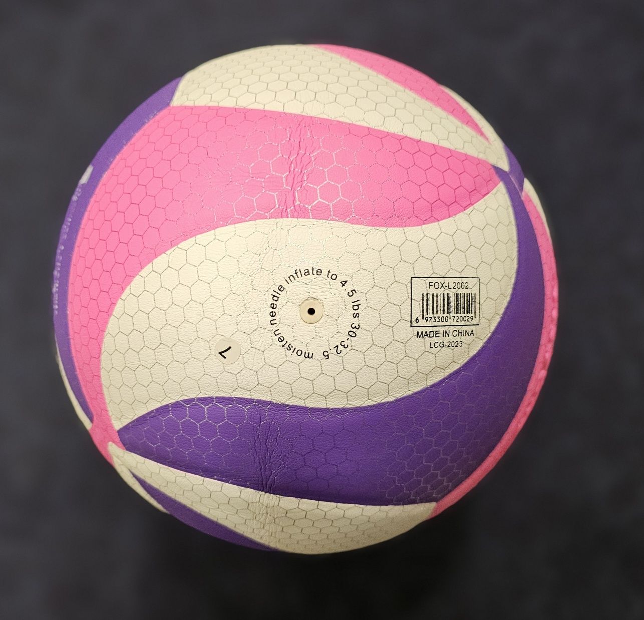 Мяч волейбольный FOX розовый PU