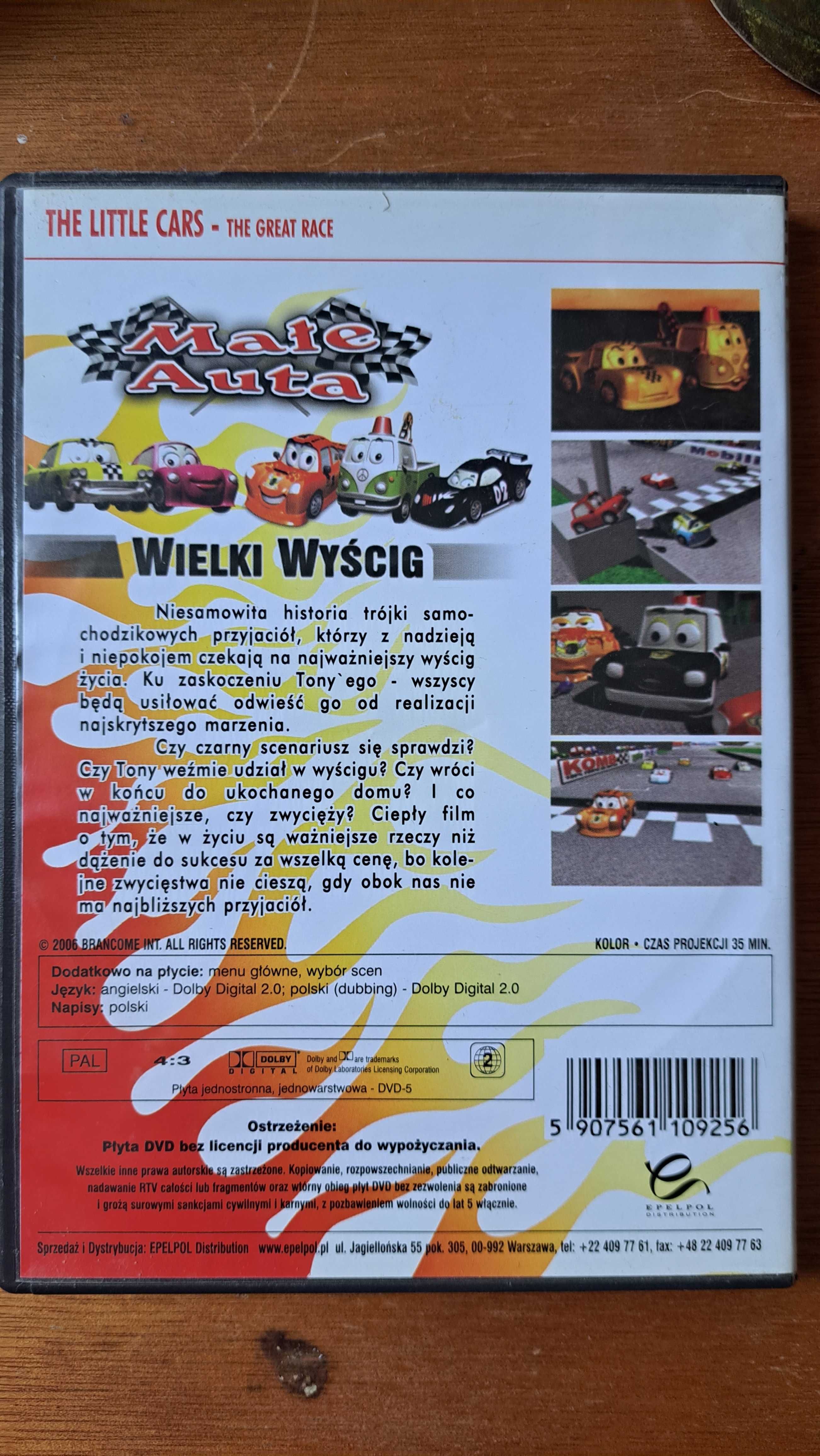Małe Auta Wielki wyścig DVD