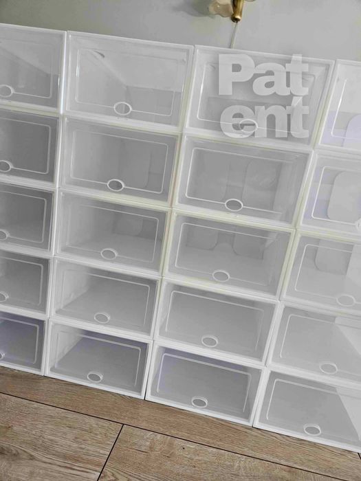Pudełka 20 sztuk modułowe organizery białe do przechowywania zestaw