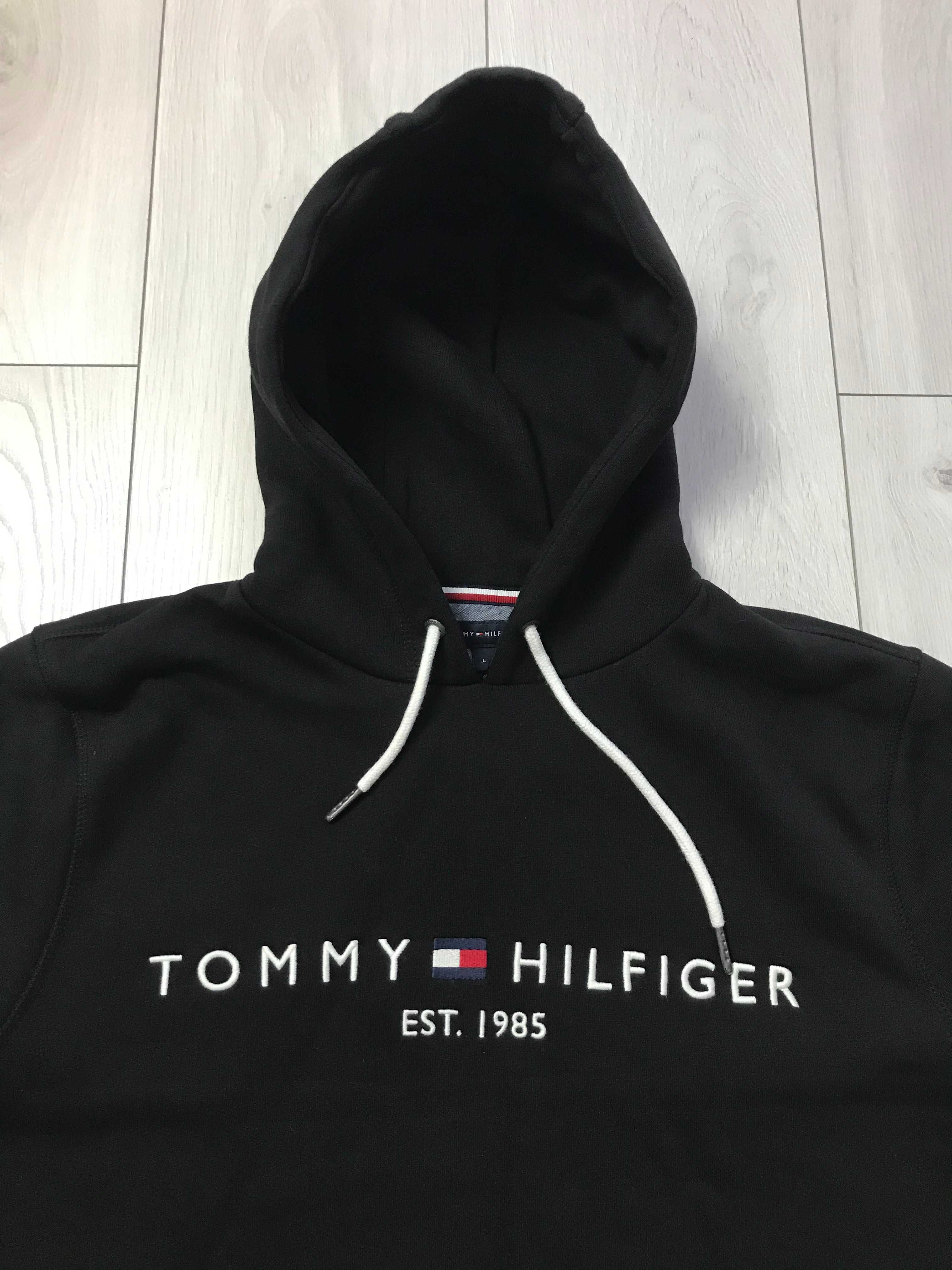TOMMY HILFIGER r.L oryginalna bluza z kapturem męska stan BDB