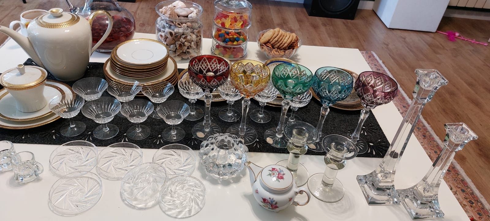 Porcelana Art Deco mleczarka dzbanek