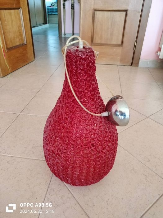 Candeeiro Teto vermelho