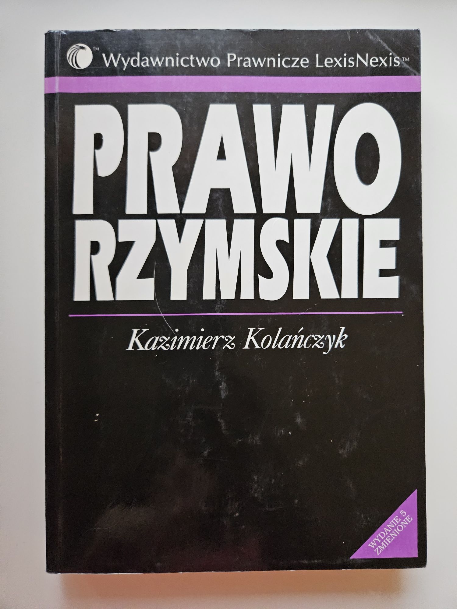 Prawo rzymskie.  Kazimierz Kolańczyk.