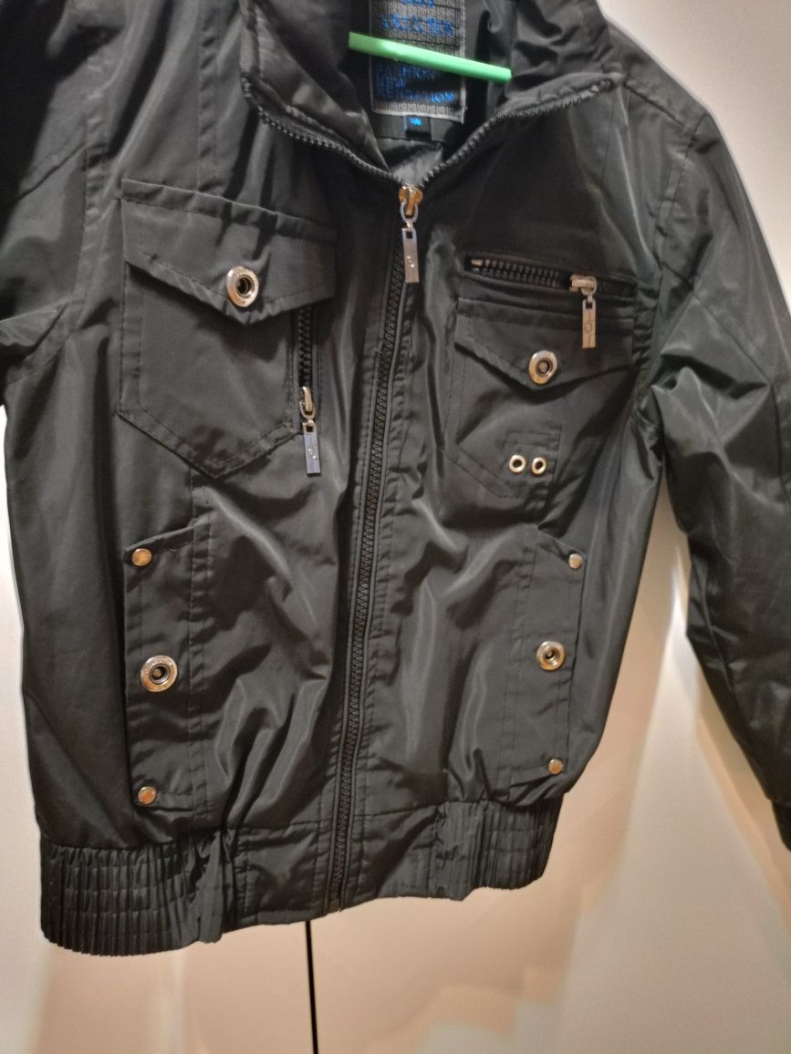 H&M kurtka 116 czarna dla chłopca
