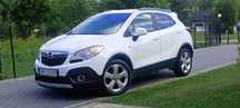 Opel Mokka 1.6 Benz zwykły biała alu 18 śliczna pełen serwis z Niemiec