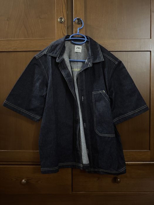 Camisa Zara Manga Curta