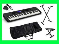 CASIO CT-S400 Keyboard + Pokrowiec Statyw Ławka | ZESTAW