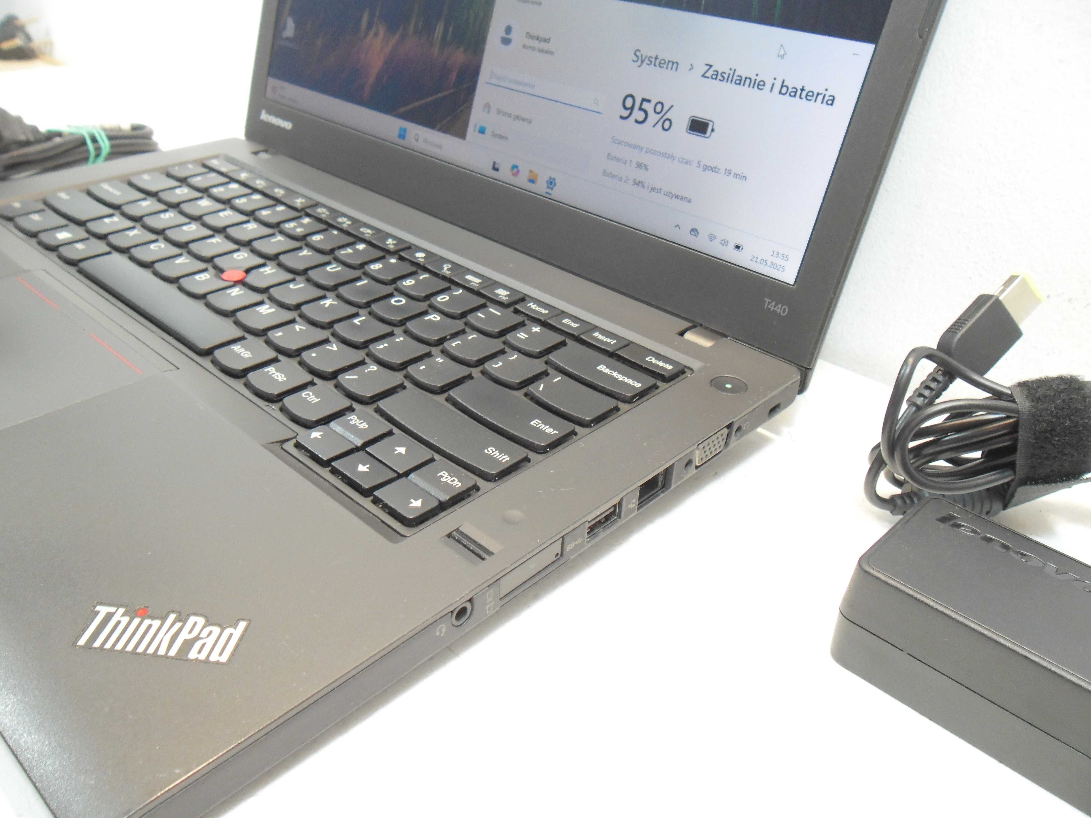 Laptop Lenovo Thinkpad T440 stan BDB Gwarancja ROK Kraków !