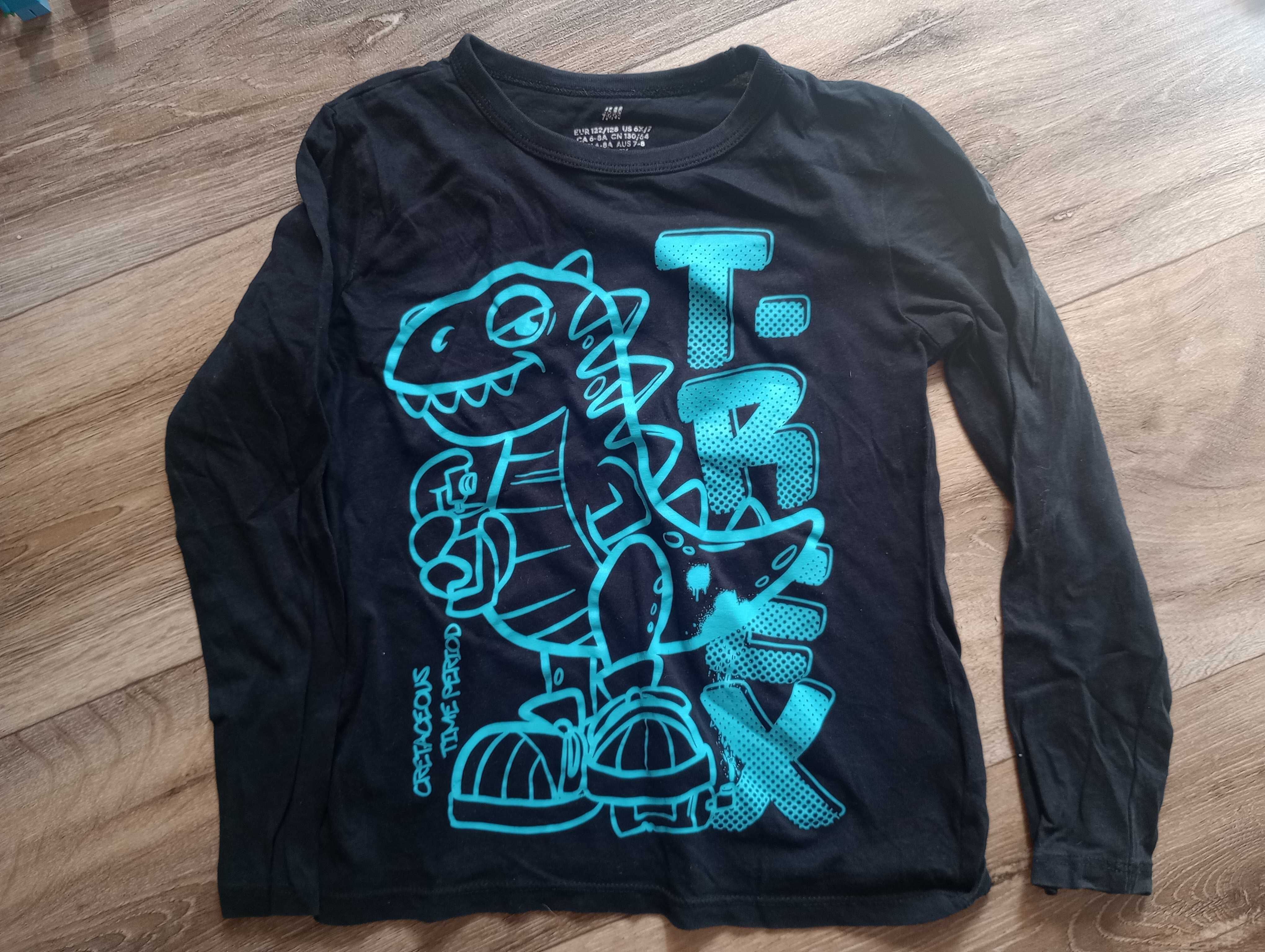 Bluzka, koszulka z długim rękawem, chłopięca H&M  rozm. 122/128