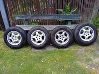 4 koła z alufelgami i oponami letnimi 175/80 R14