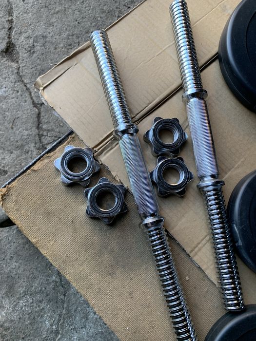 Hantle 2x20kg obciazenie 40kg silownia hantelki do ćwiczen regulowane