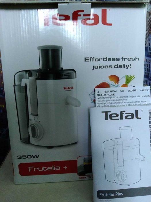 Продаю Соковыжималка Tefal Frutelia+ 350w в идеальном состоянии