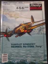 mały modelarz 4-5-6/2009 samolot bombowy HEINKEL He-111 H6"Torp".