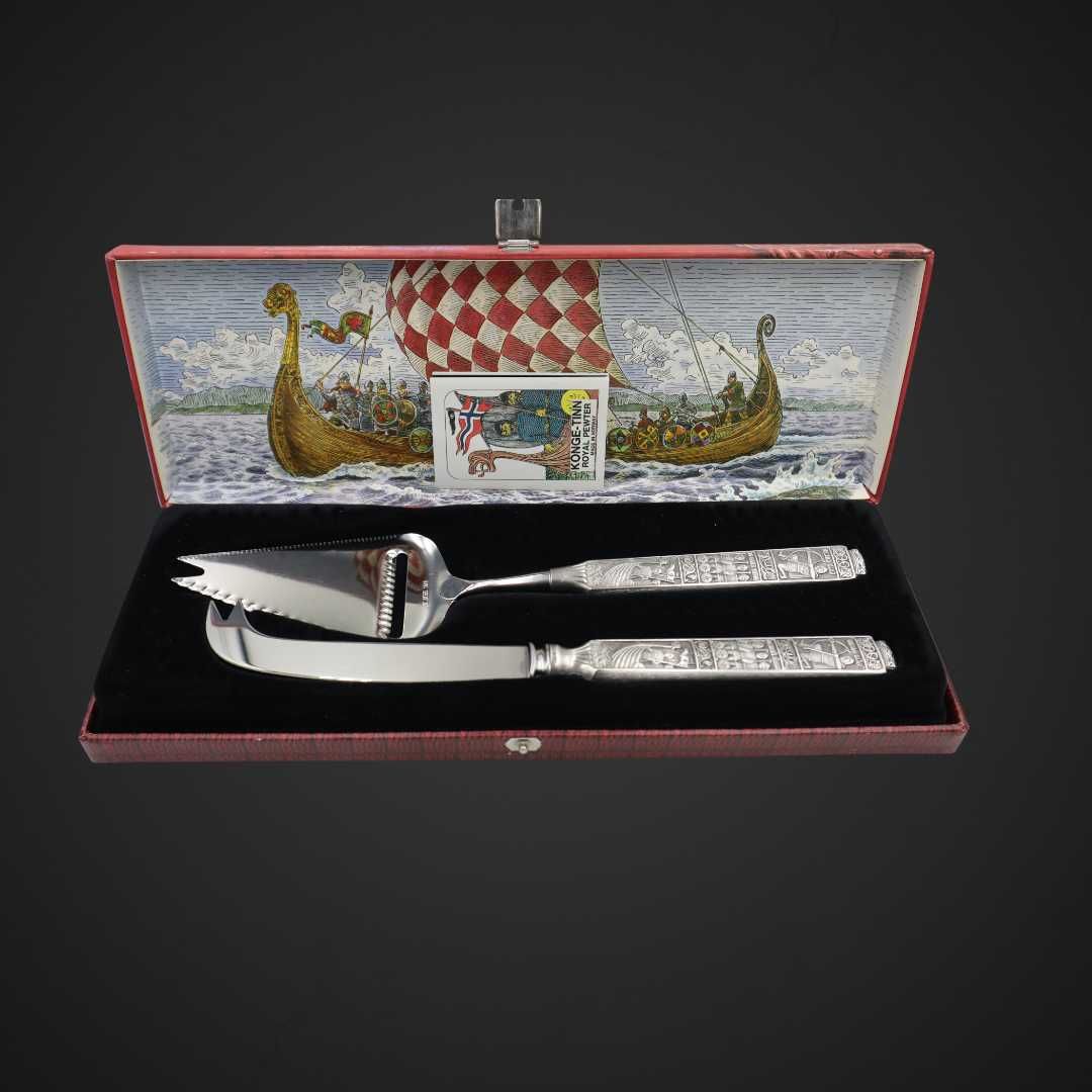 Sztućce do sera KONGE Tinn – Norwegian Pewter b5/051973