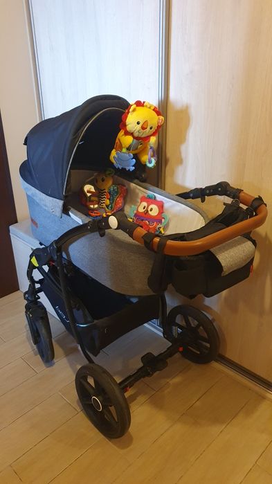 Wózek głęboki  Gondola RIKO, śpiworek Kaiser