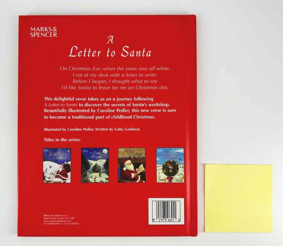 A Letter to Santa Książka świąteczna po angielsku dla dzieci