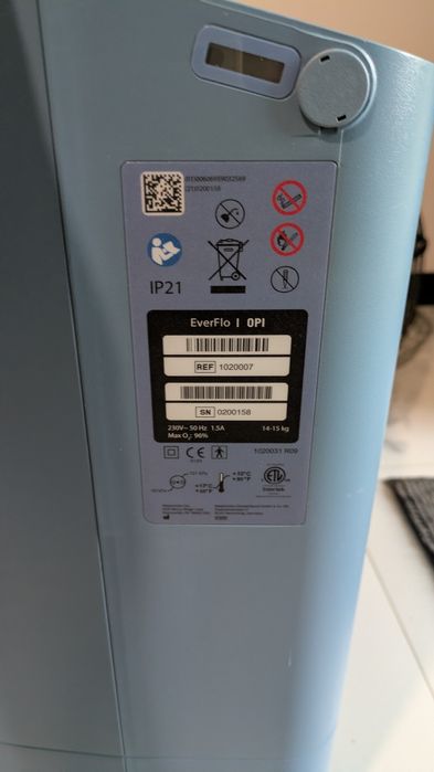 Sprzedam Koncentrator tlenu Phillips EverFlo OPI stan jak nowy