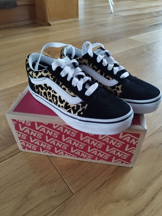 Buty Vans Old Skool 30.5 panterka dla dziewczynki