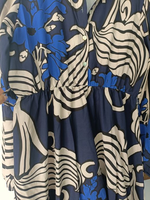 Sukienka maxi niebieska