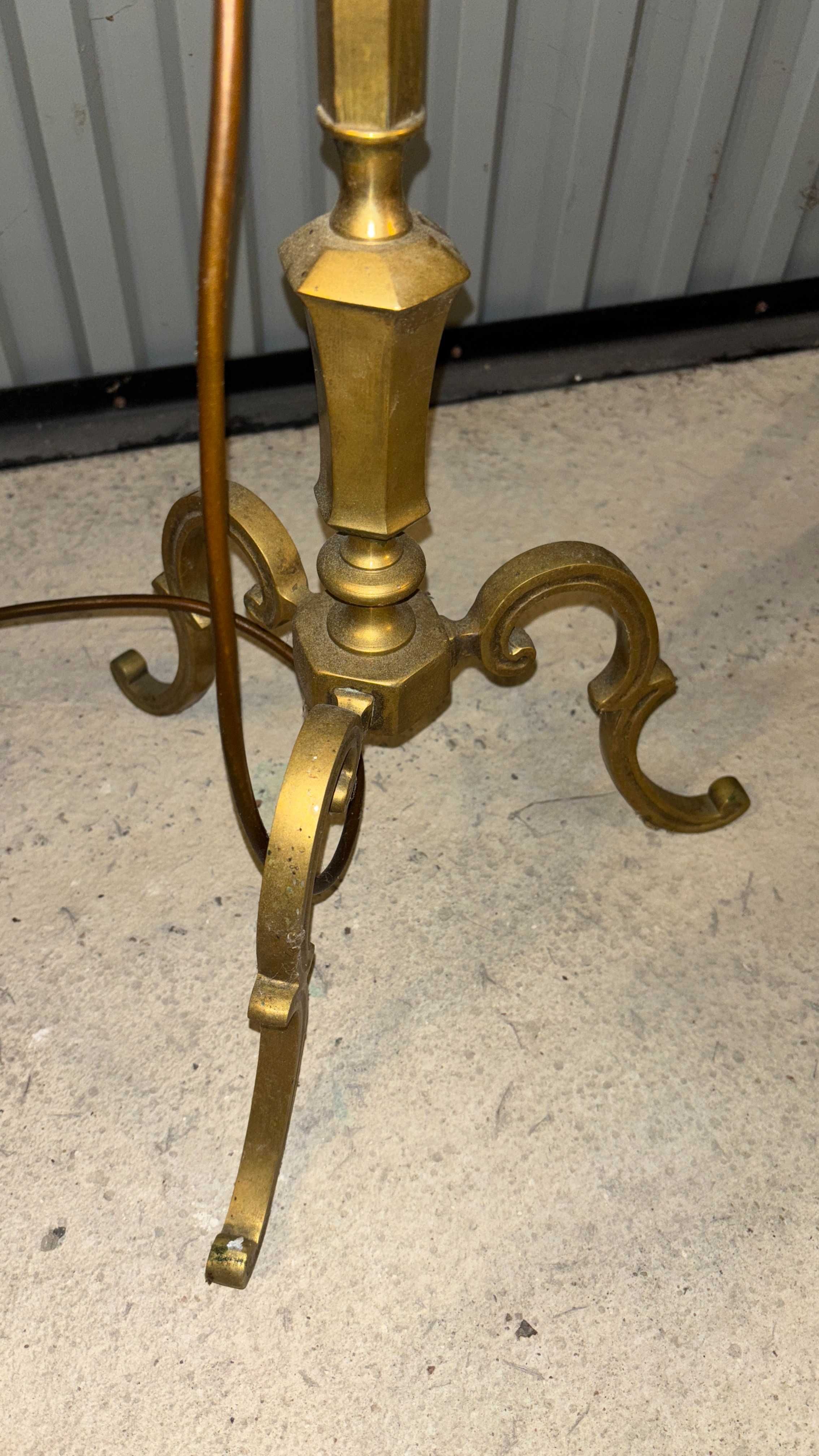 Lampa Antyk Starodawna Mosiężna 155 cm