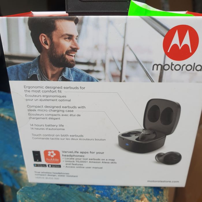 Sprzedam słuchawki bluetooth i wodoodporne motorola