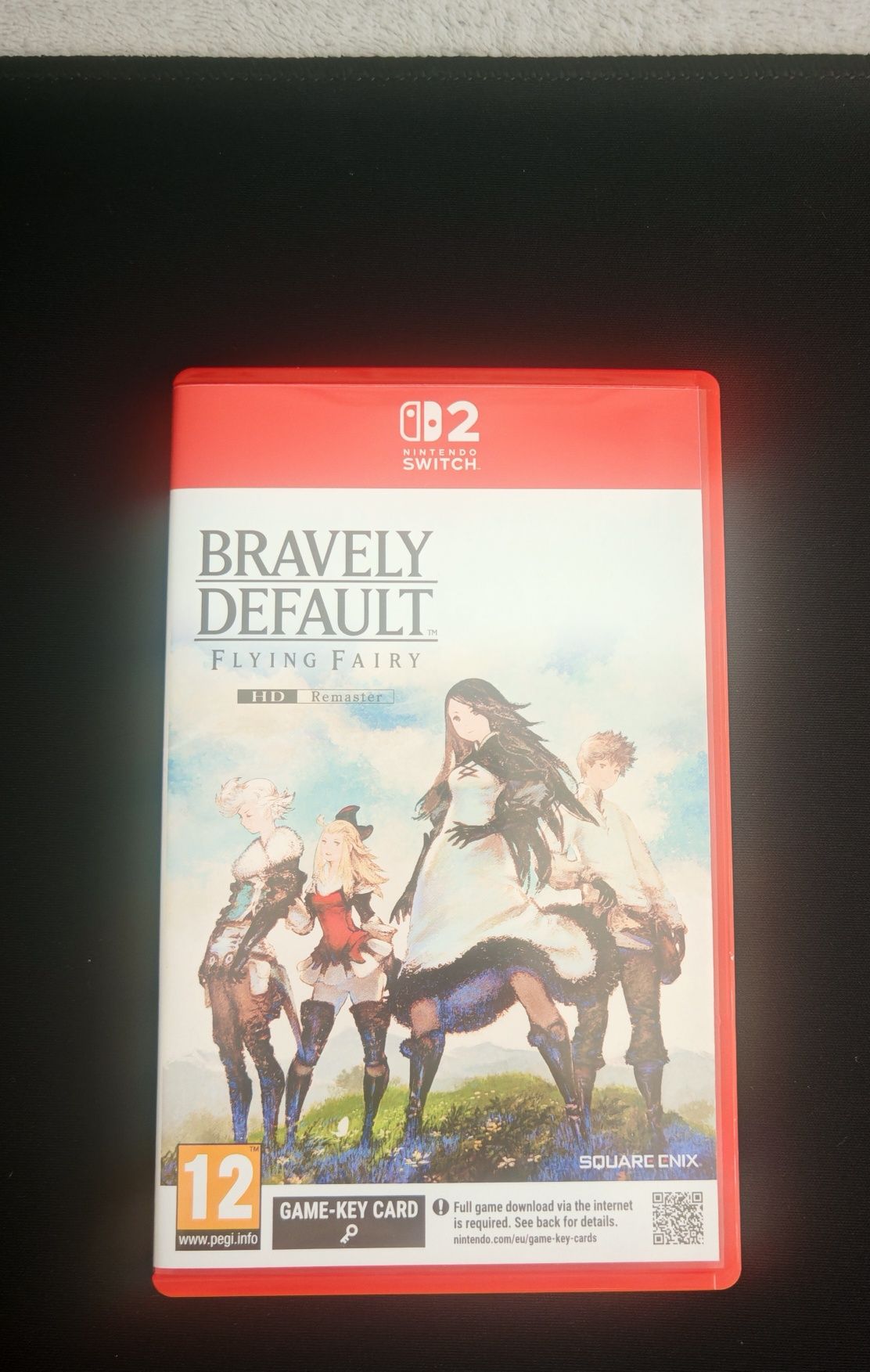 Bravely Default gra na Nintendo Switch 2 game key-card
