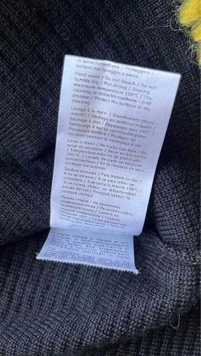 Luisa spagnoli kardigan marynarka L włoska Marka wełna