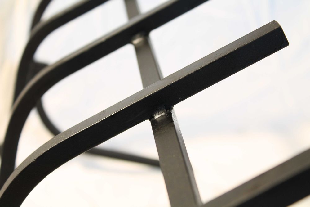 Grelha para lareira (aço forjado)