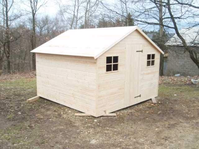 Domek drewniany   3×3  gospodarczy
